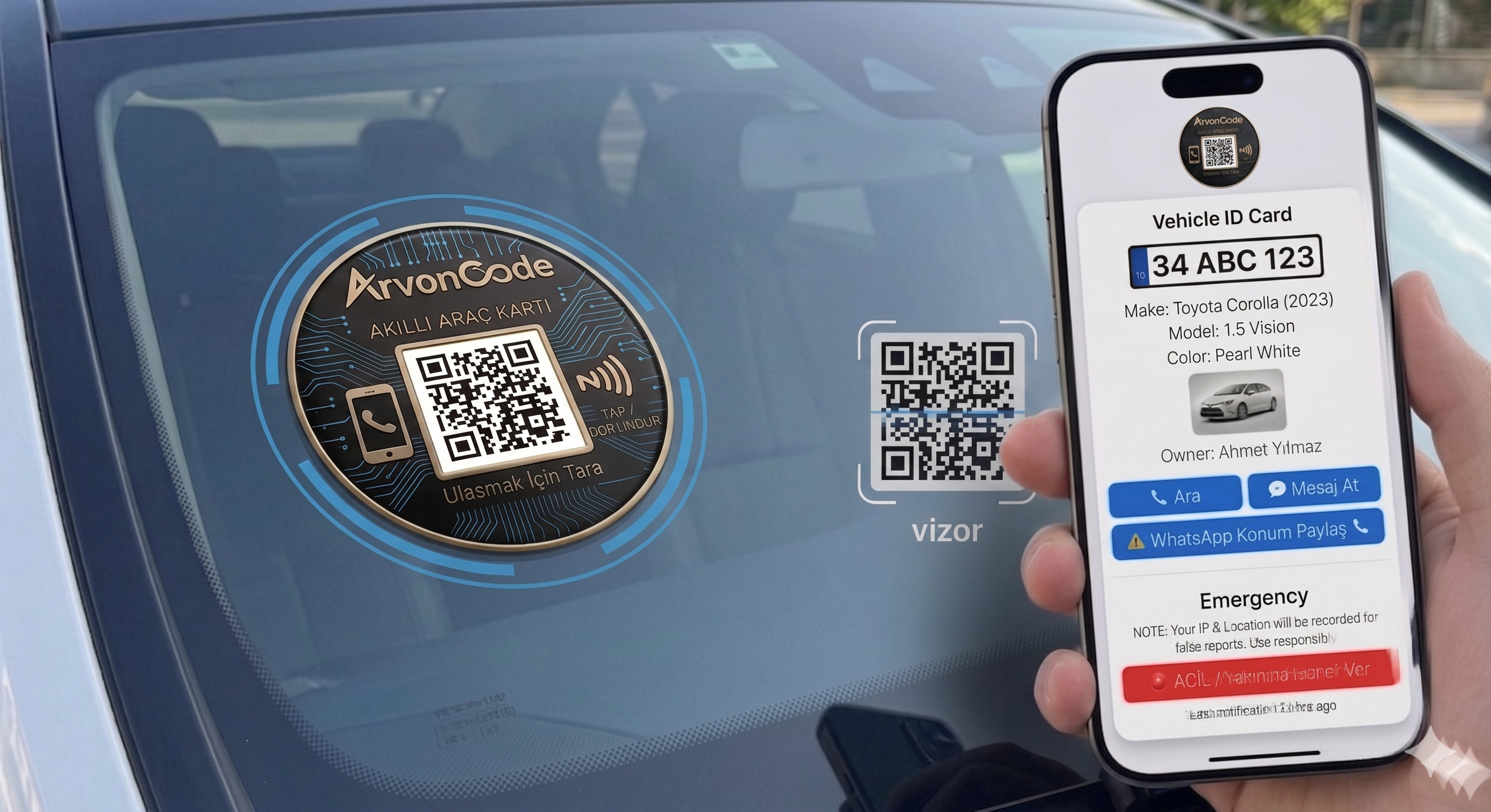 ArvonCode premium arac karti